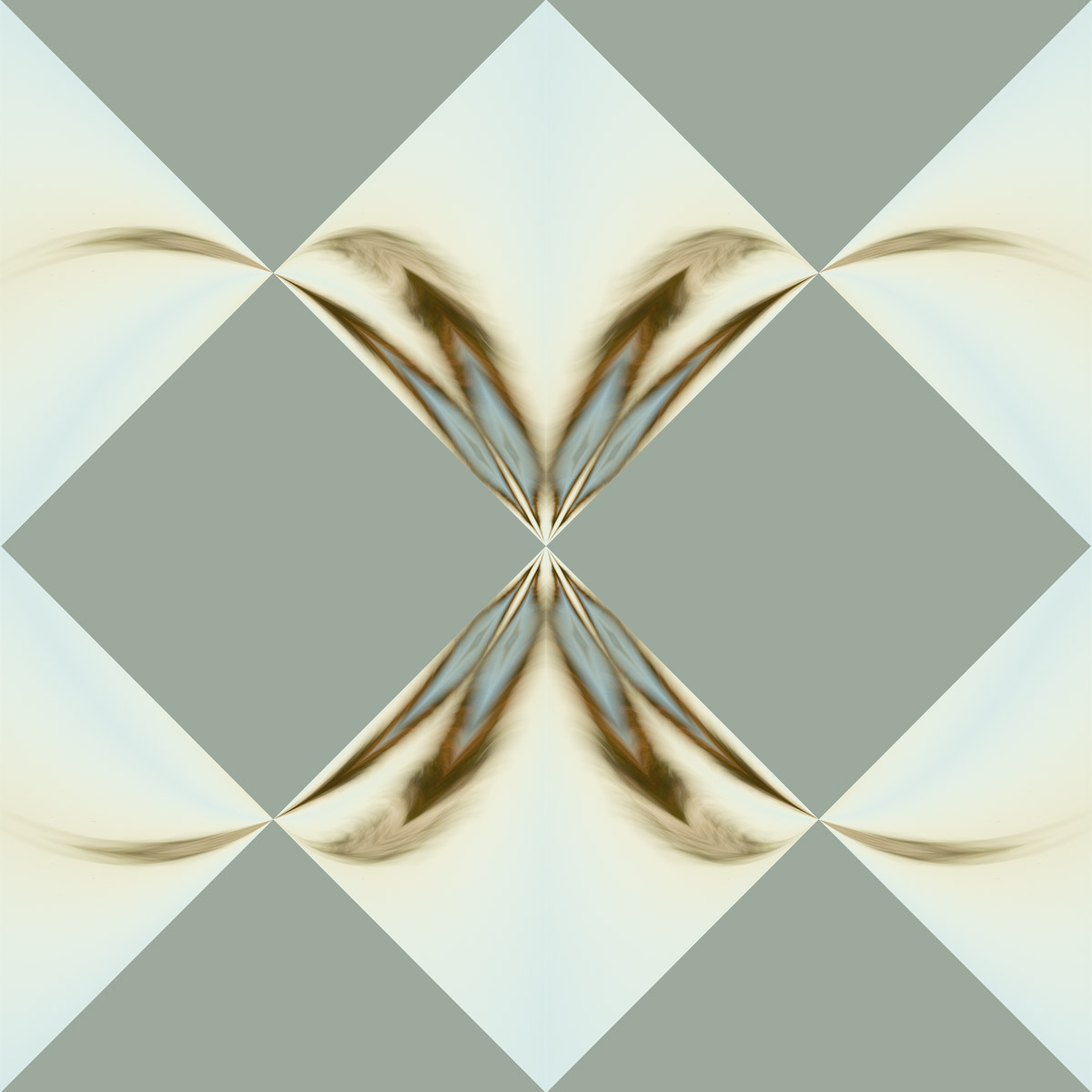 A picture of an abstract image with gold and white colors.